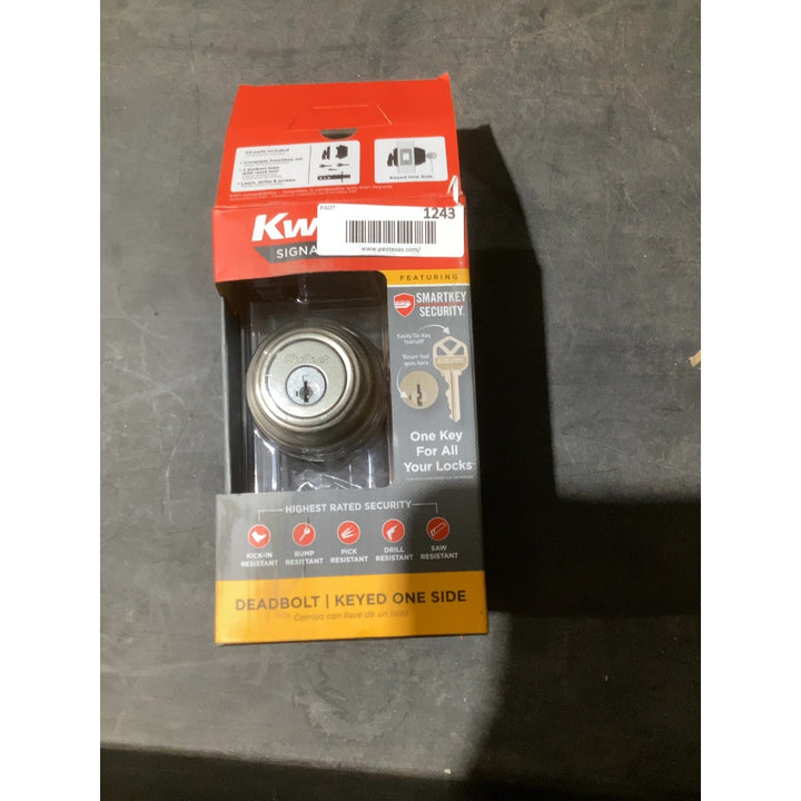 Lot # 1243 980 Deadbolt, Keyed One Side $43