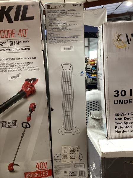 Lot # 1997 Lasko Oscillating Tower Fan $70