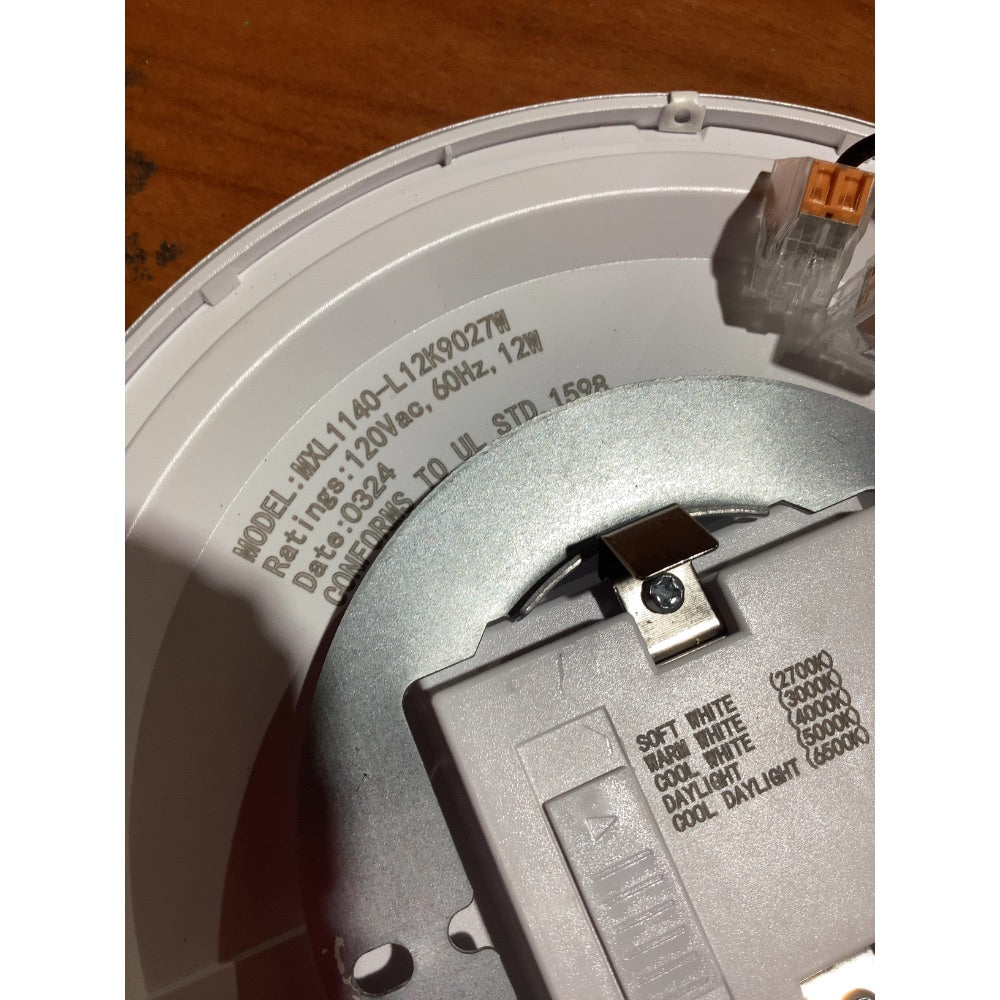 Lot # 1458 PAOT White LED Flush Mount Light $30