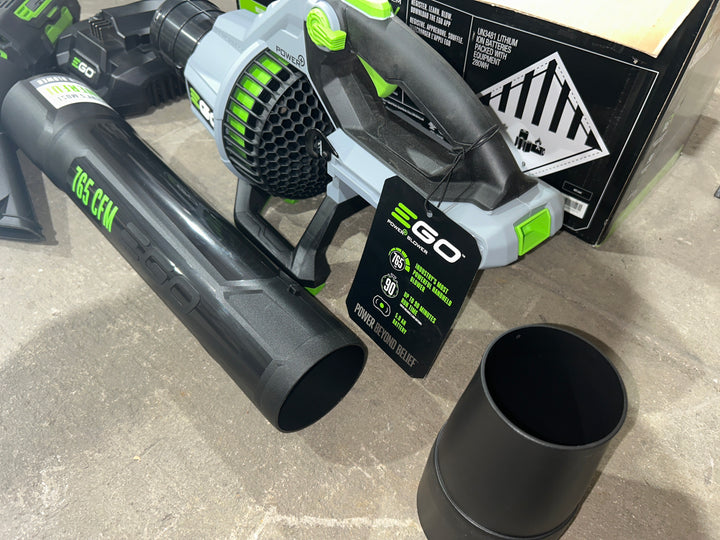 EGO 56-volt 765-CFM 200-MPH Battery Handheld Leaf Blower 5 Ah (Battery and Charger Included) (Used)
