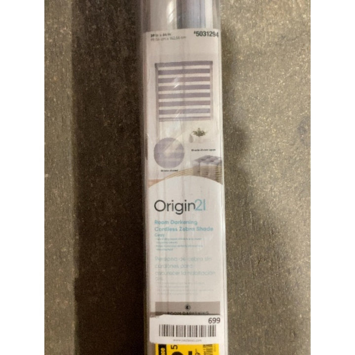 Lot # 699 Origin21 Room Darkening Zebra Shade $70