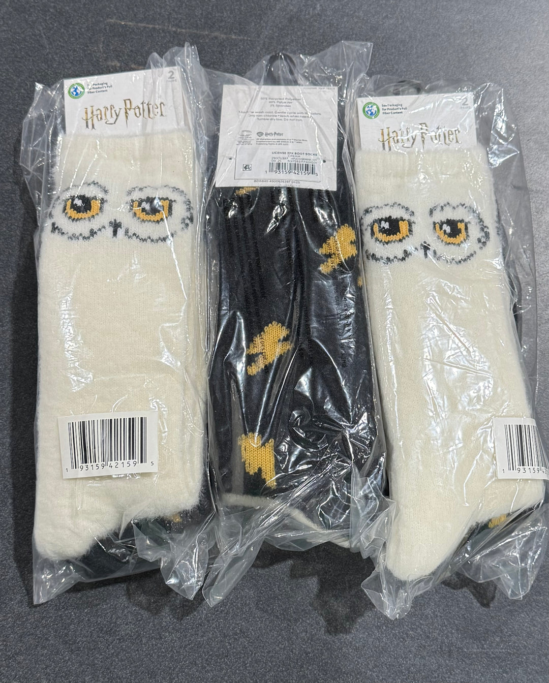 Novelty Harry Potter Socks 6PCK NEW