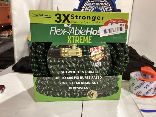 Lot # 813 Flex-Able 100FT Hose $50