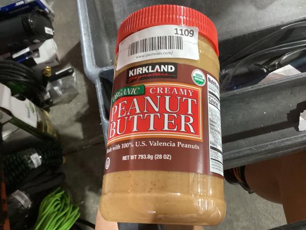 Lot # 1109 Kirkland Organic Creamy Peanut Butter $12