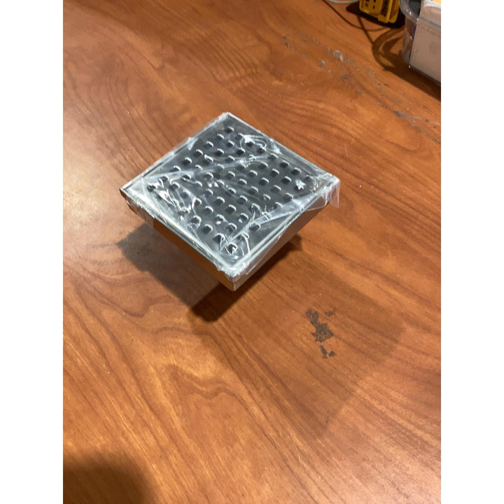 Lot # 930 Silver Stainless Steel Square Floor Drain $35.00