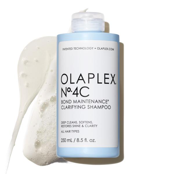 Olaplex No. 4C Bond Maintenance Clarifying Shampoo, Deep Cleans, Softens, Restores Shine, & Clarity, For All Hair Types Experiencing Product Buildup or Excess Oil, 8.5 fl oz