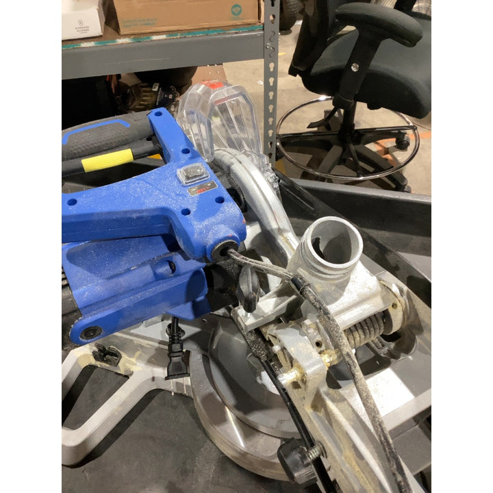 Lot # 1476 Kobalt Bevel Sliding Compound Corded Miter Saw$219