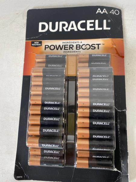 Lot # 1092 Duracell Power Boost Coppertop AA Batteries $32