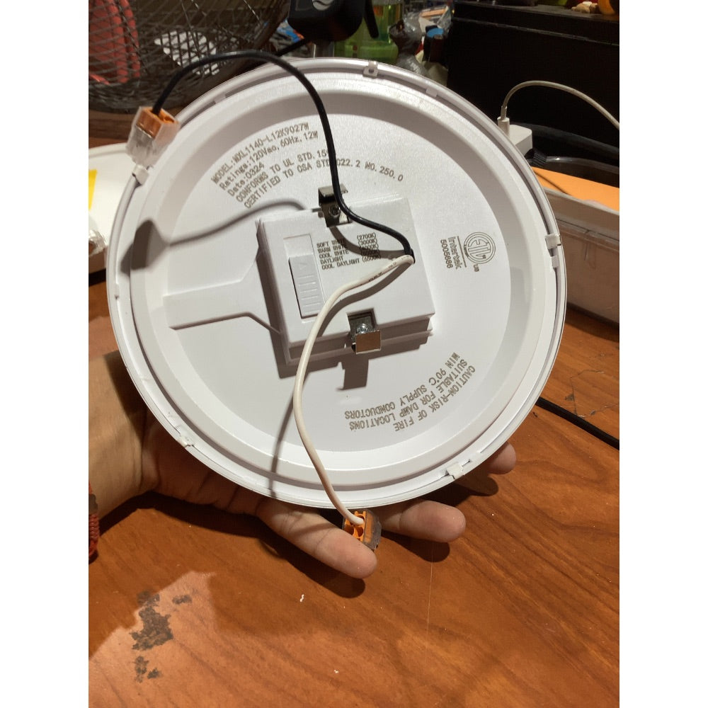 Lot # 1467 White LED Panel Light $25