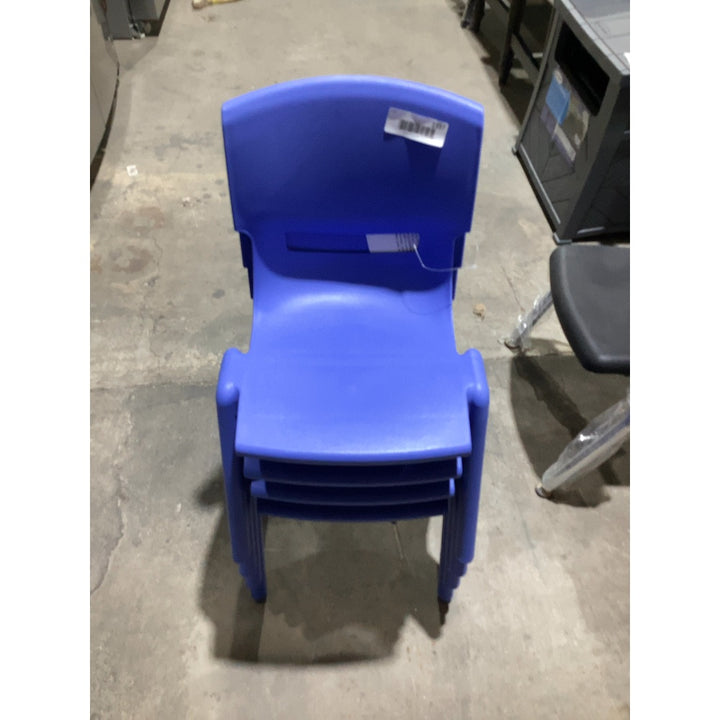 Lot # 2337 Blue Stackable Chairs $80