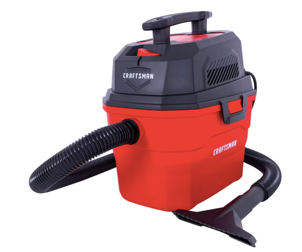 Lot # 1164 CRAFTSMAN 3Gal 3 HP Corded Wet/Dry Shop Vacuum $45