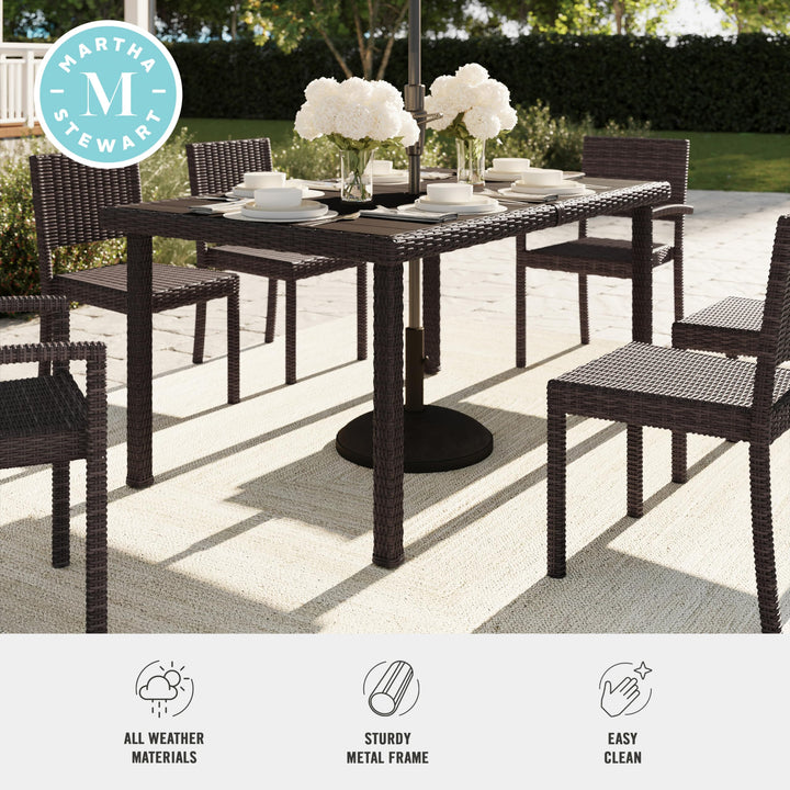 Lot # 2345 Martha Stewart Bedford Patio Dining Table $379