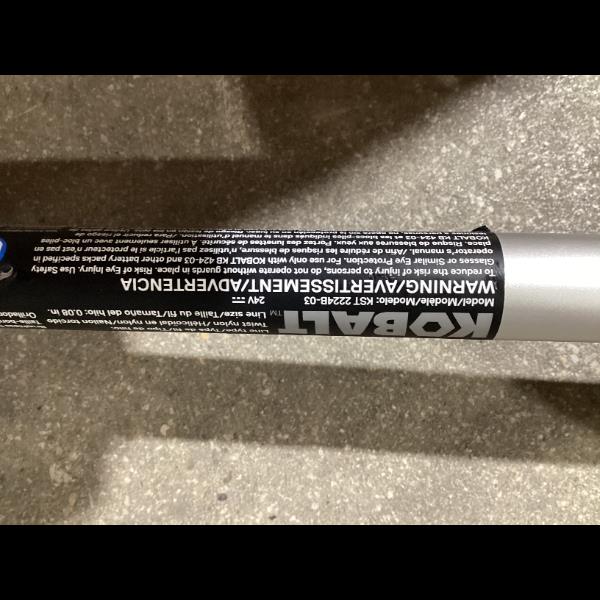 Lot # 1425 KOBALT Cordless String Trimmer KST 2224B-03 $95