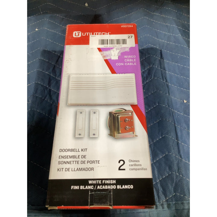Lot # 27 Utilitech Doorbell Kit $24.99