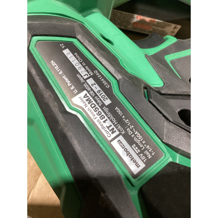 Lot # 161 Metabo HPT 15GA Cordless Nailer $2.75
