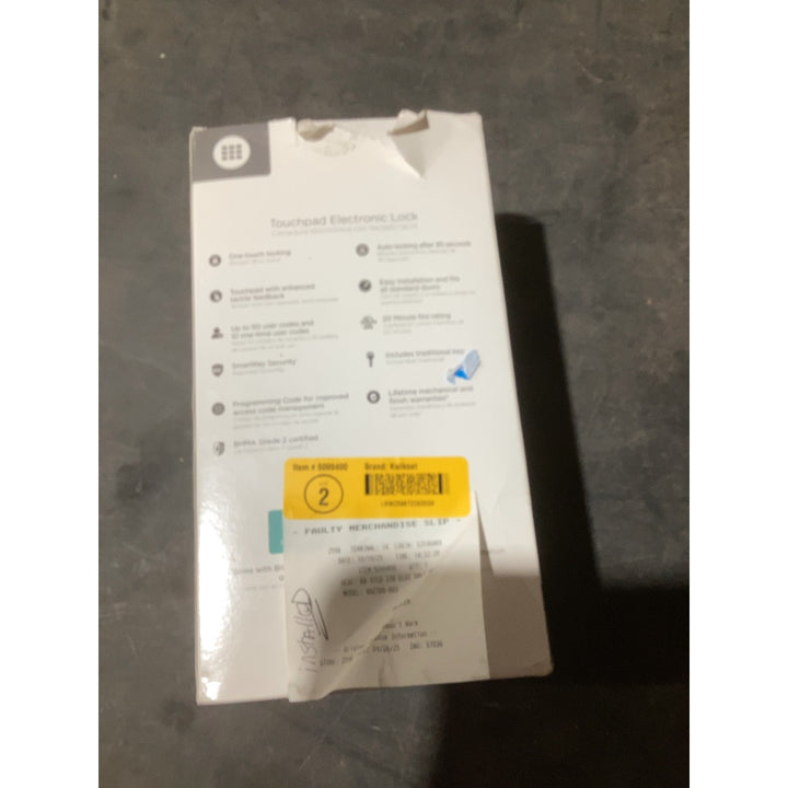 Lot # 1245 Kwikset Door Hardware $119.33