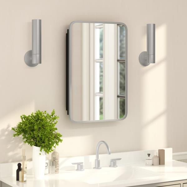Lot # 1639 Flash Furniture Bathroom Medicine Cabinet $116