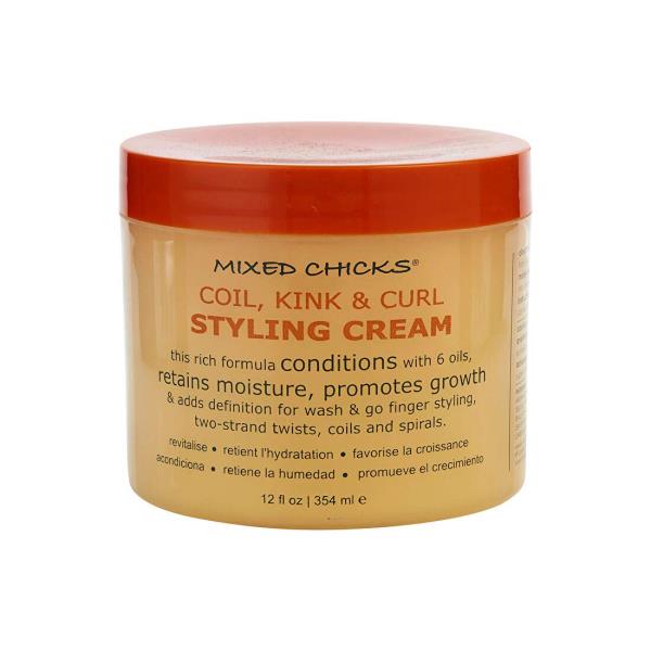 Lot # 406 Mixed Chicks Coil, Kink & Curl Styling Cream, 12 Fl. Oz