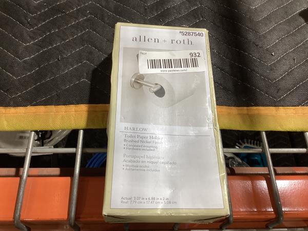 Lot # 932 allen  roth TP Holder $19.98