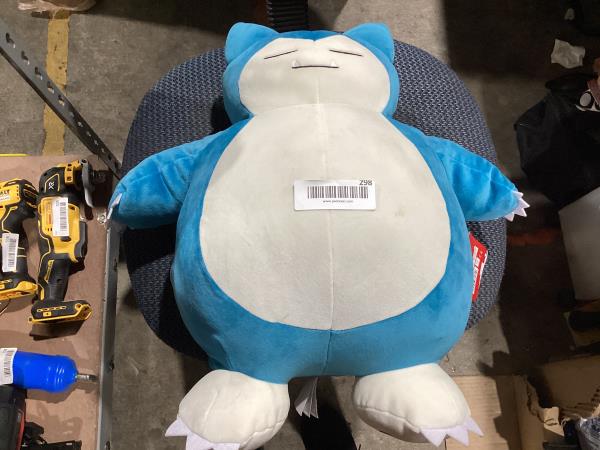 Lot # 298 Pokemon Snorlax 24-in Plush $49