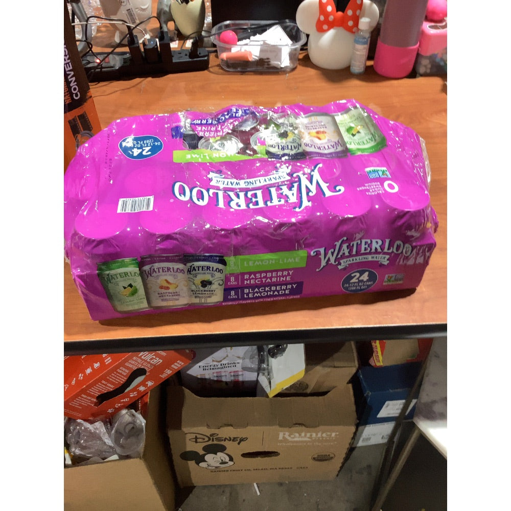 Lot # 1859 Waterloo Sparkling Water (24 Count) $32