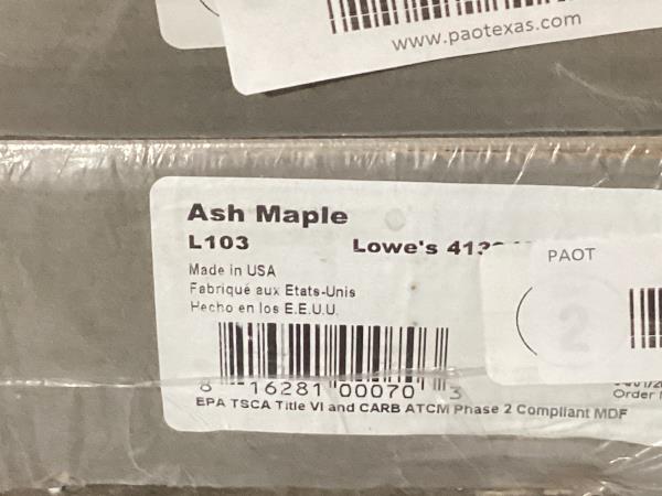 Lot # 1877 Style Selections Ash Maple 7-mm T x 7-in W x 50-in L Wood Plank $32