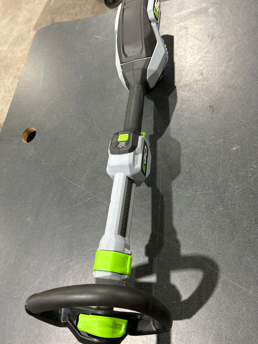 EGO POWERLOAD with LINE IQ 56-volt 16-in Straight Shaft Battery String Trimmer (USED)(BARE TOOL)