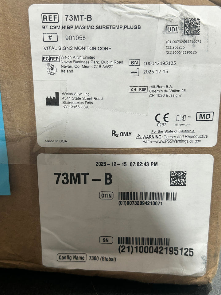 Welch Allyn Connex Spot Vital Signs Monitor 901058 with Accessories (open box)