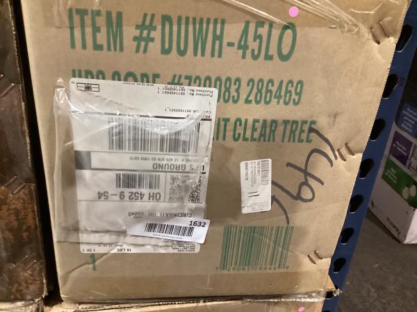 Lot # 1632 National Tree Company 4.5-ft. Pre-Lit Dunhill White Fir Artificial Christmas Tree, Green
