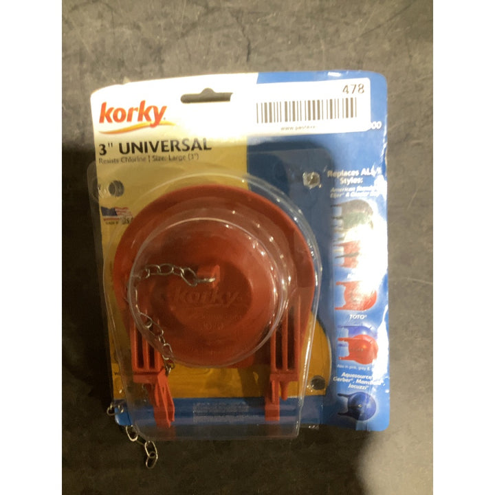 Lot # 478 3 Inch Universal Toilet Flapper Valve