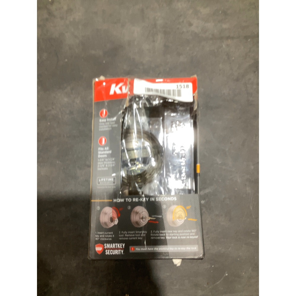 Lot # 1518 Kwikset Satin Nickel Double Cylinder Deadbolt $56