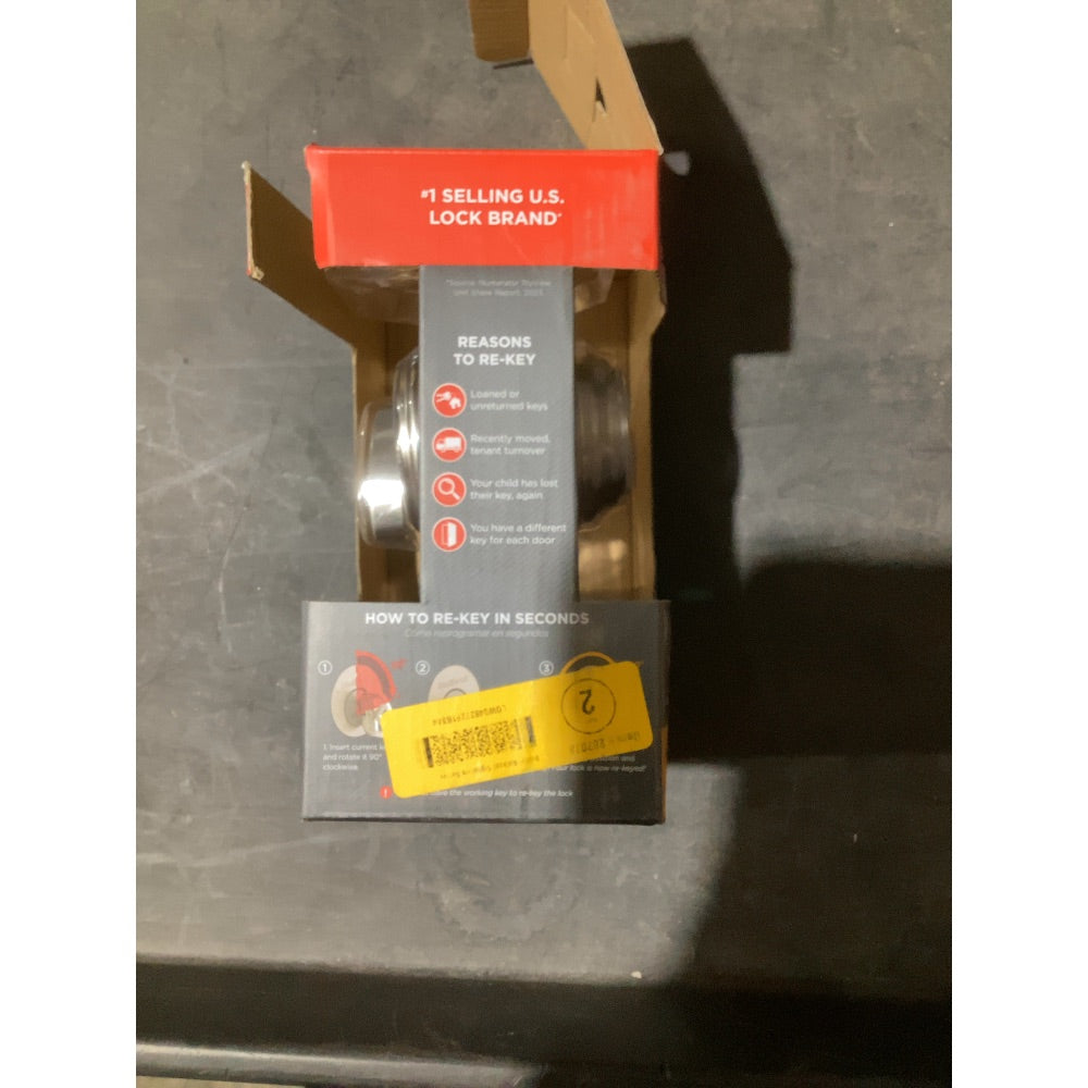 Lot # 1243 980 Deadbolt, Keyed One Side $43