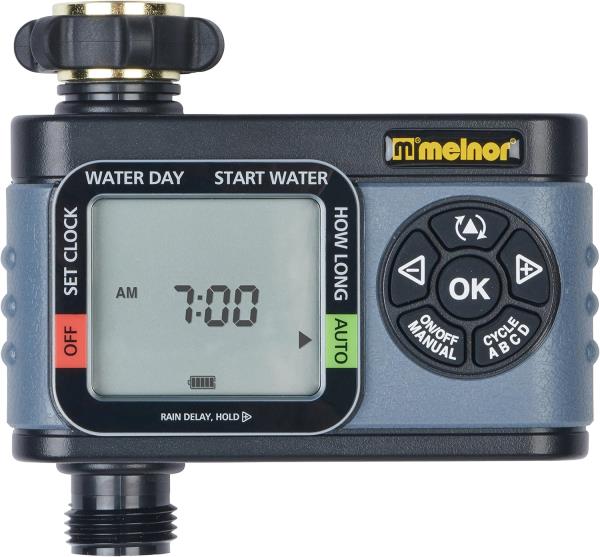 Lot # 412 Melnor 1 Output Port Digital Hose End Timer $45