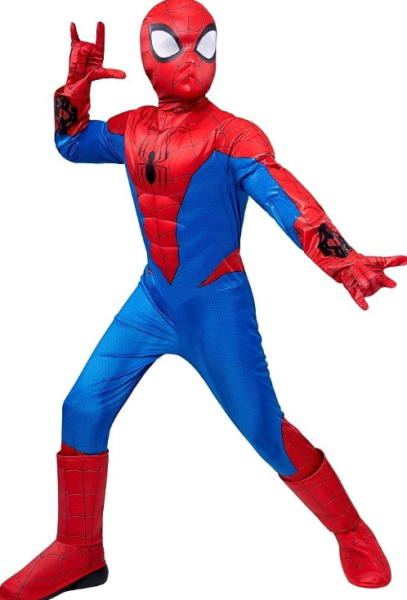Lot # 154 Spider-Man Muscle Jumpsuit Costume sizes 3-4 $58