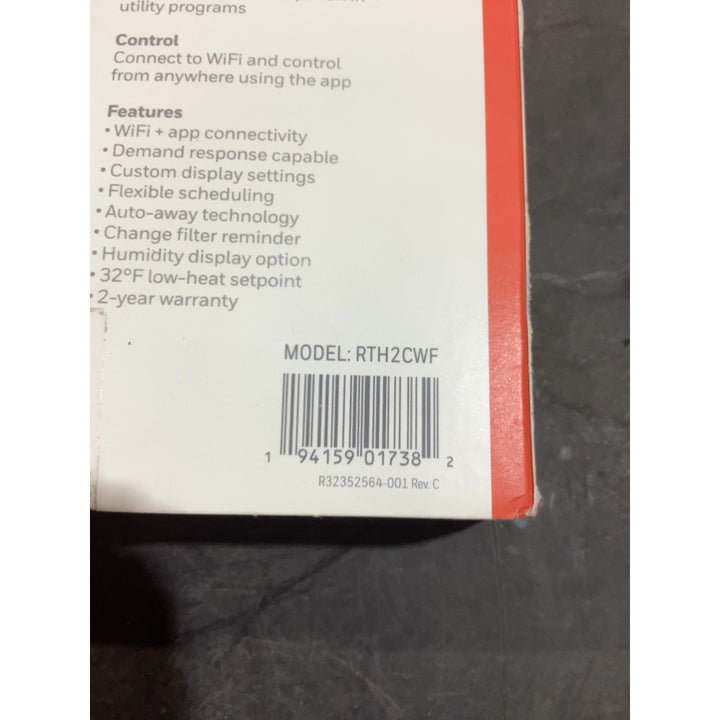 Lot # 1784 Honeywell Home Programmable Thermostat $79.98