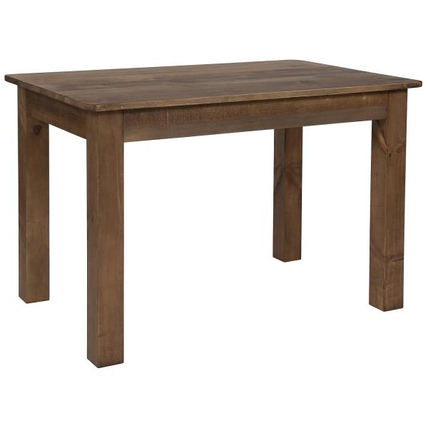 Lot # 1916 Flash Furniture Solid Pine Farm Dining Table $300