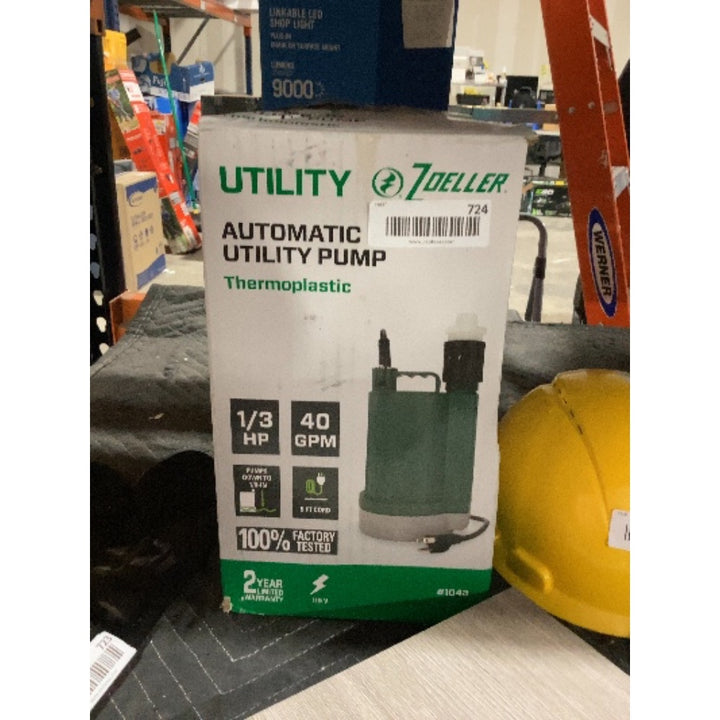 Lot # 724 Zoeller Automatic Utility Pump Model 724 - $180