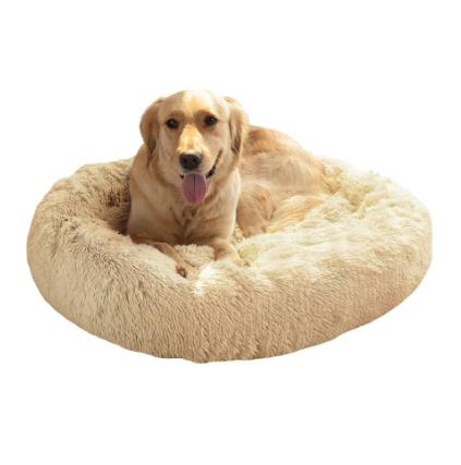 Lot # 2296 CANINE CREATIONS Faux Fur Plush Dog Bed $30
