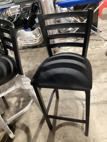 Lot # 2167 Mahogany Ladder Back Restaurant Chair $75