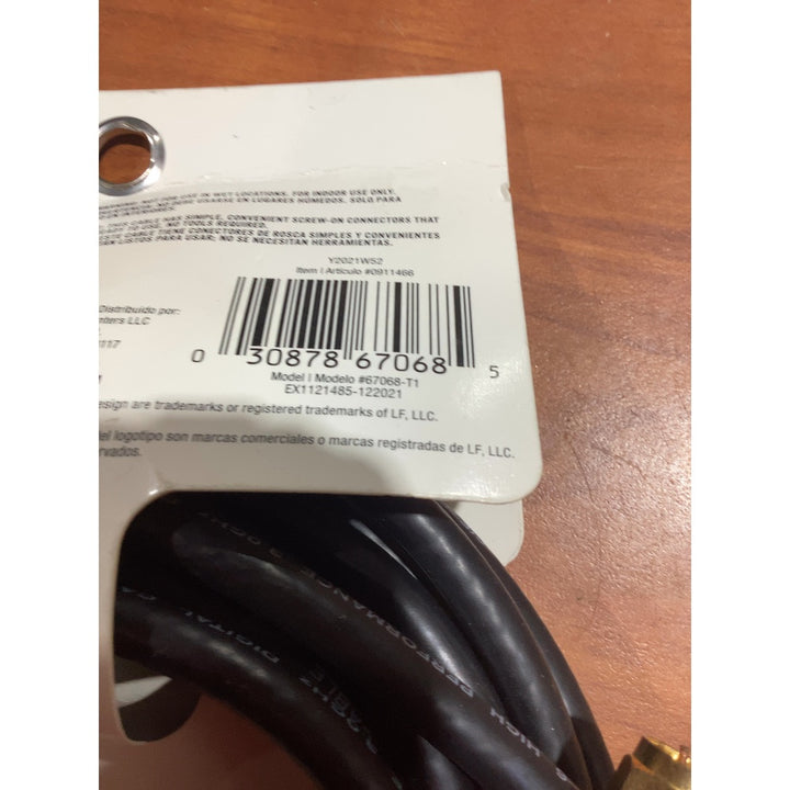 Lot # 1076 UTILITECH 15ft RG6 Quad-Shield Cable $14.98