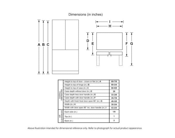 GE 27 cu. ft. French Door Refrigerator - Stainless Steel