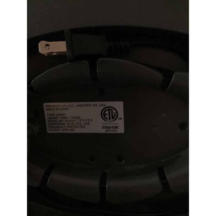 Lot # 726 Vornado Heater $30.00