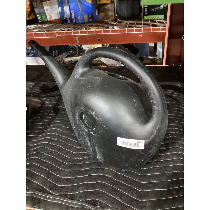 Lot # 1050 Black Plastic Watering Can - Large Capacity, Long Spout