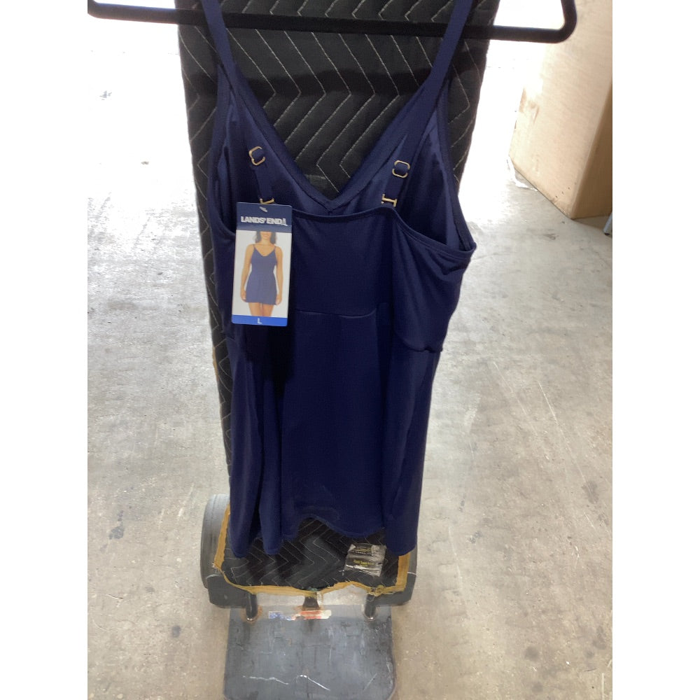 Lot # 976 Lands End Swim Dress Navy Large $32.00