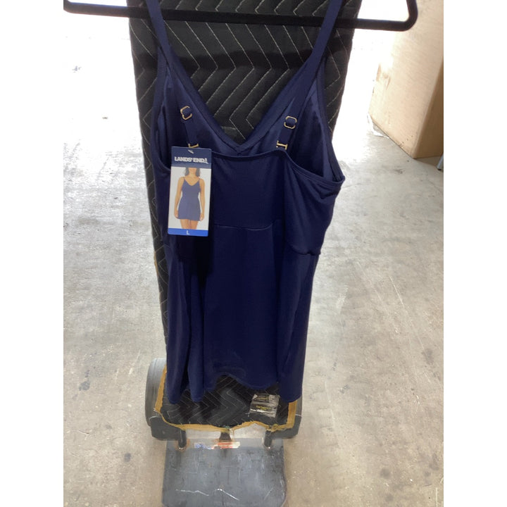 Lot # 976 Lands End Swim Dress Navy Large $32.00