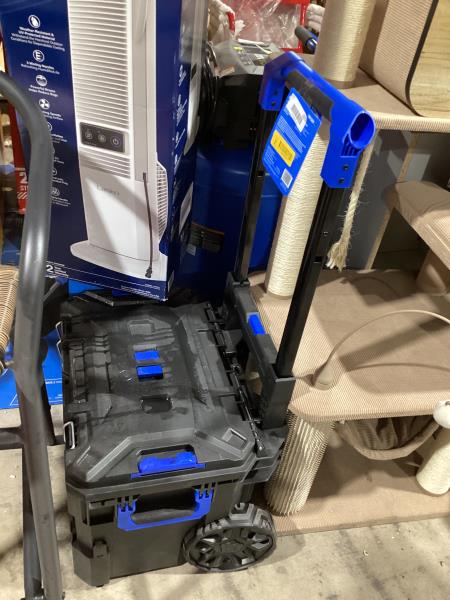 Lot # 2072 Kobalt 21.5"Drawer Plastic Lockable Tool Box $!09
