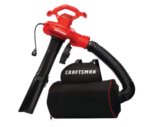 Lot # 652 CRAFTSMAN Corded Electric Backpack Leaf Blower $99