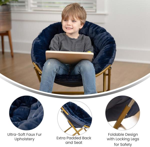 Lot # 1666 Flash Furniture Gwen Kids Cozy Chair $52