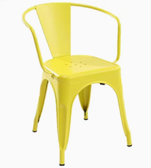 Lot # 2247 Flash Furniture Yellow Metal Side Chair $85