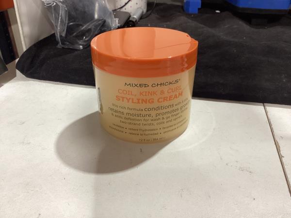 Lot # 406 Mixed Chicks Coil, Kink & Curl Styling Cream, 12 Fl. Oz